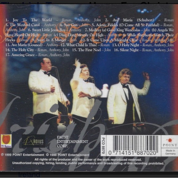 Christmas CD - The Irish Tenors “Home for Christmas” - Picture 2 of 2